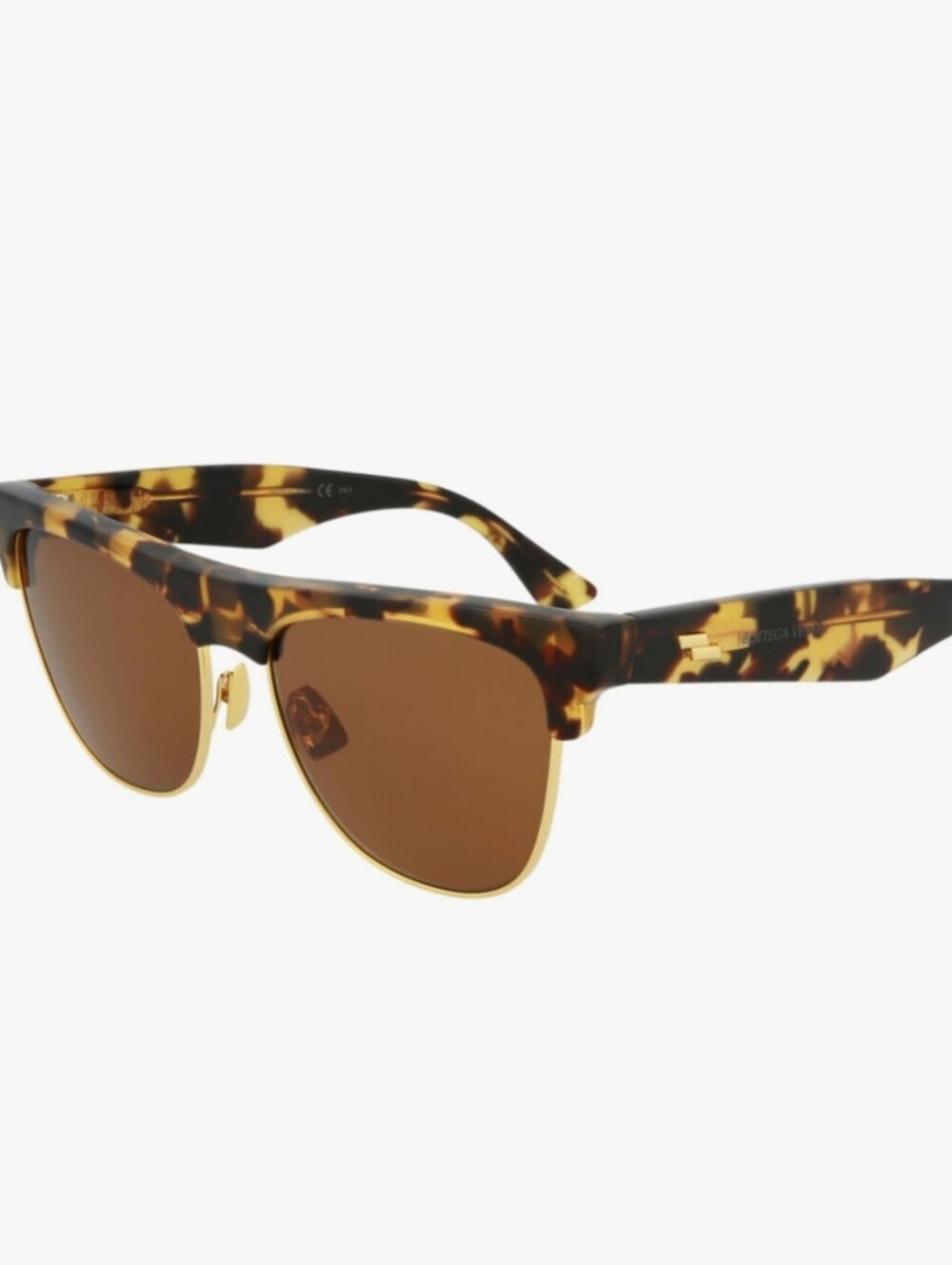 Bottega Veneta BV1103S Havana 55MM Slim Sunglasses